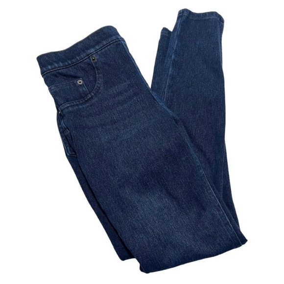SPANX Ready To Wow Jeans Jeggings #2420 Indigo Rinse Size Small. - Picture 3 of 9